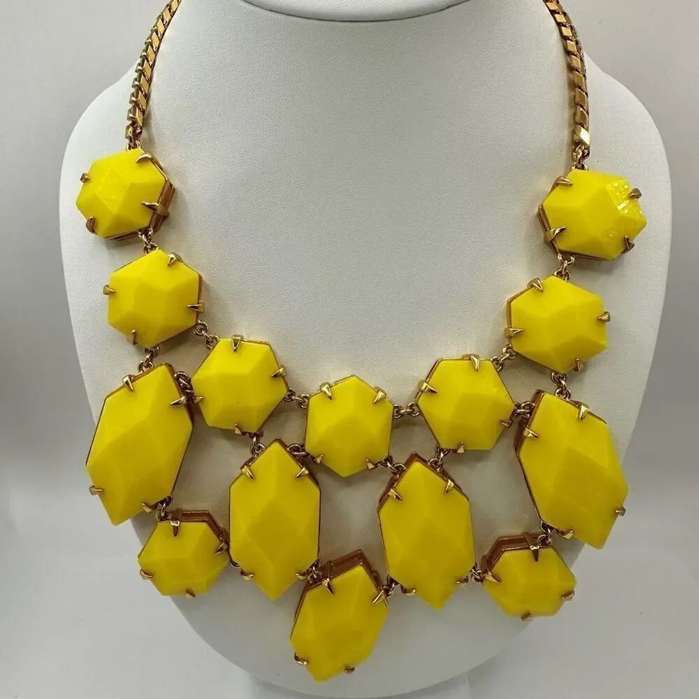 Vince Camuto yellow statement necklace